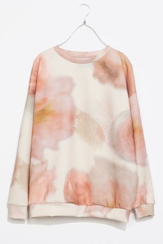 Zara Floral Sweatshirt, £25.99