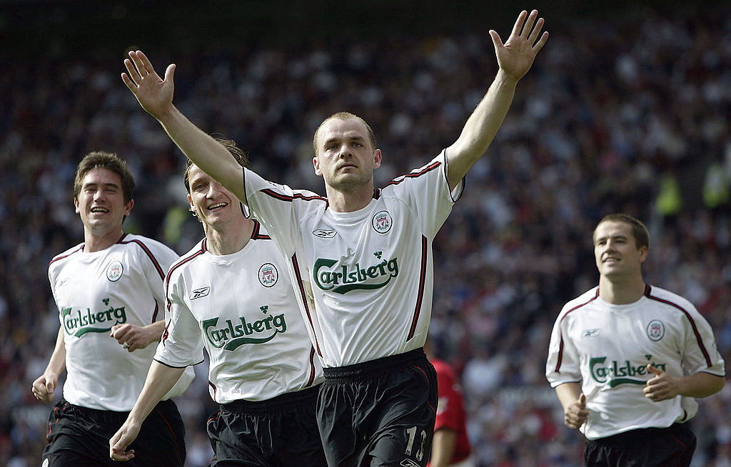 Danny Murphy in action for Liverpool