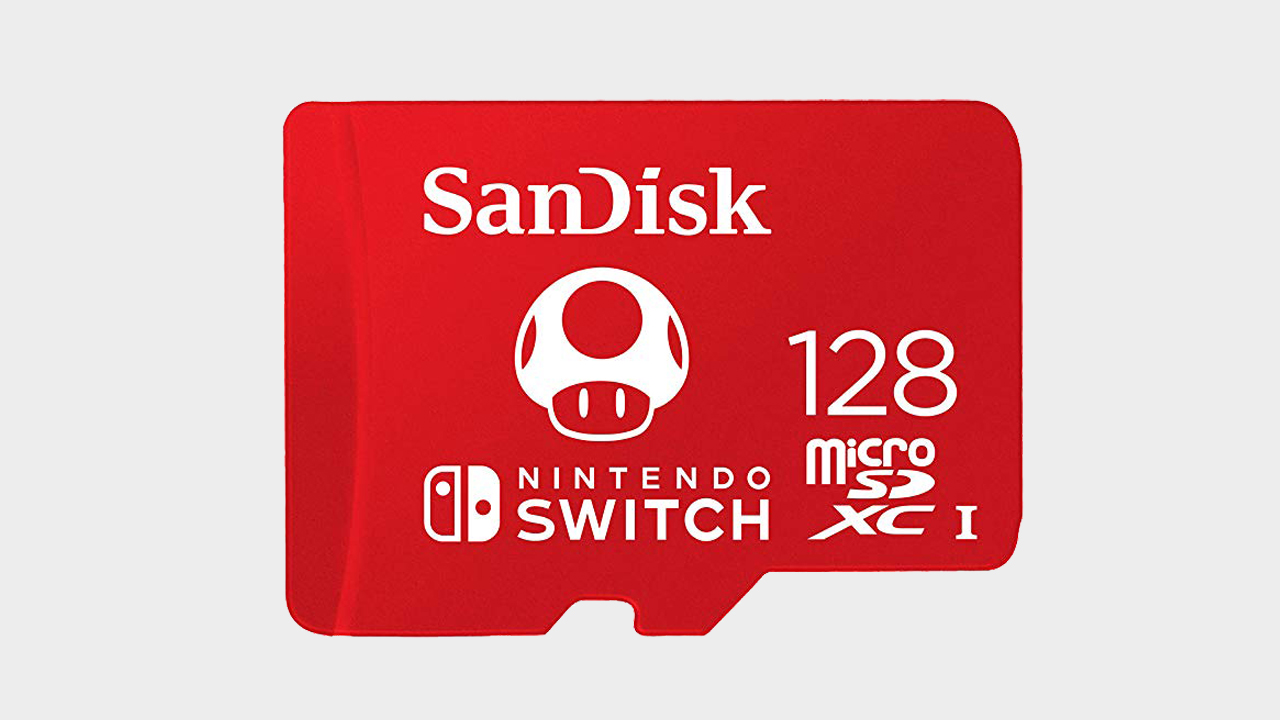 SanDisk Super Mario Nintendo Switch SD card