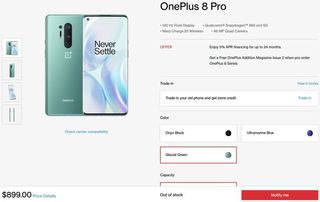 OnePlus 8 Pro Out Of Stock
