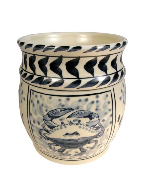 Blue Crab Bay Co. Round Utensil Crock