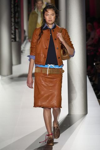 Preppy athletic looks from Miu Miu spring/summer 2024 collection