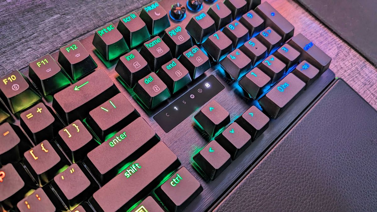 Image of the Razer Huntsman V3 Pro gaming keyboard.