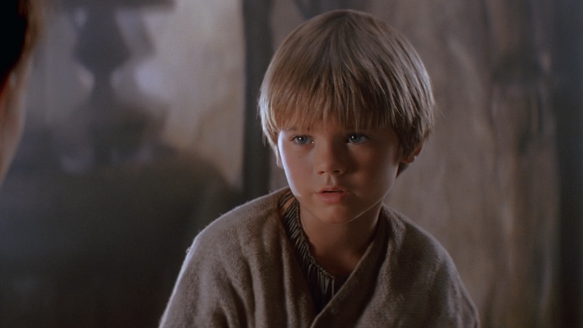 Young Anakin talking to Padme in The Phantom Menace. 