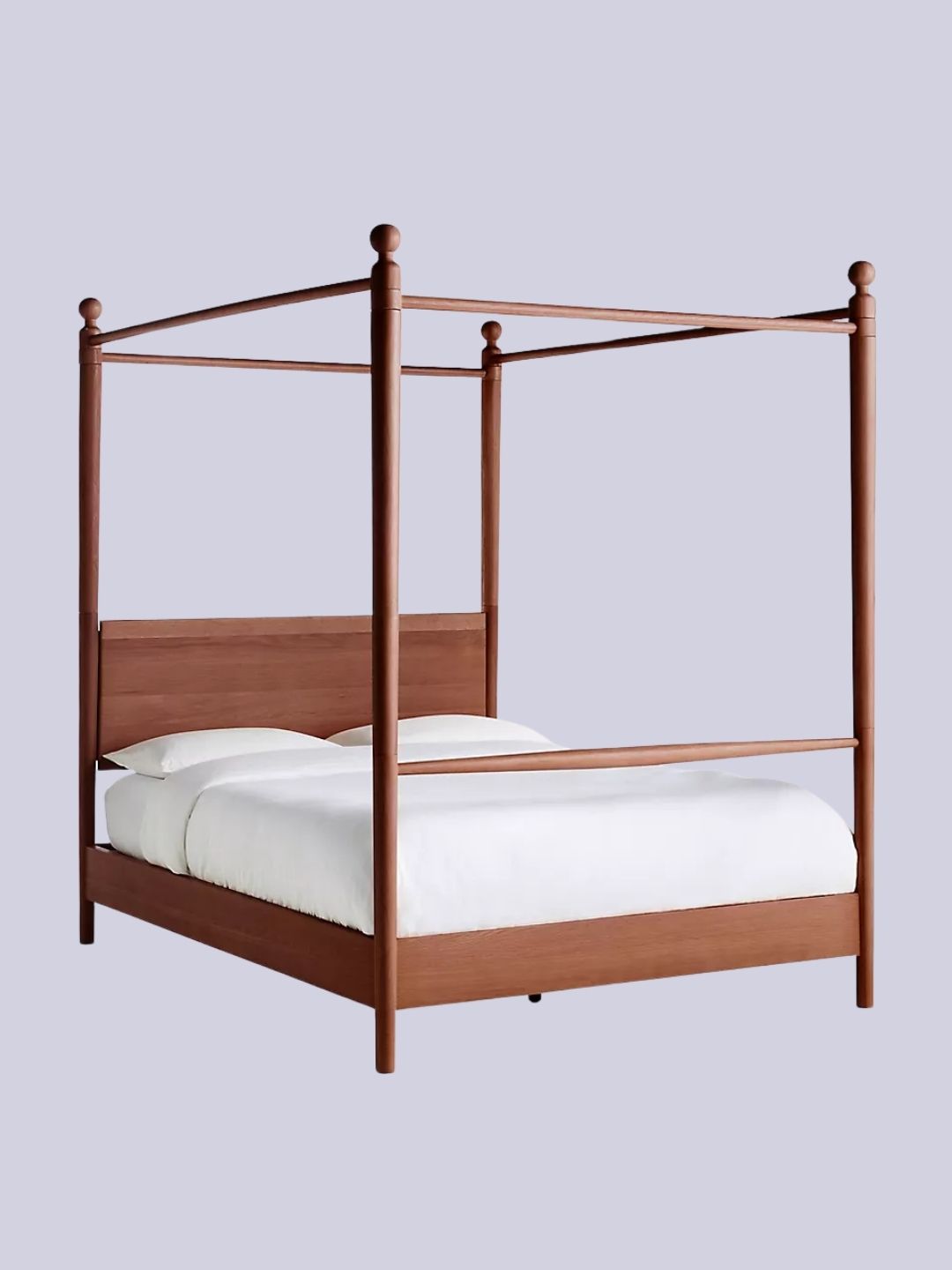 Anthropologie, Roma Oak Wood Canopy Bed