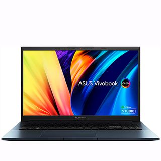 Product shot of ASUS Vivobook Pro 15 OLED, one of the best laptops for Cricut