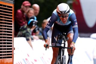 Ellen van Dijk (Trek-Segafredo) during the stage 2 time trial at Simac Ladies Tour