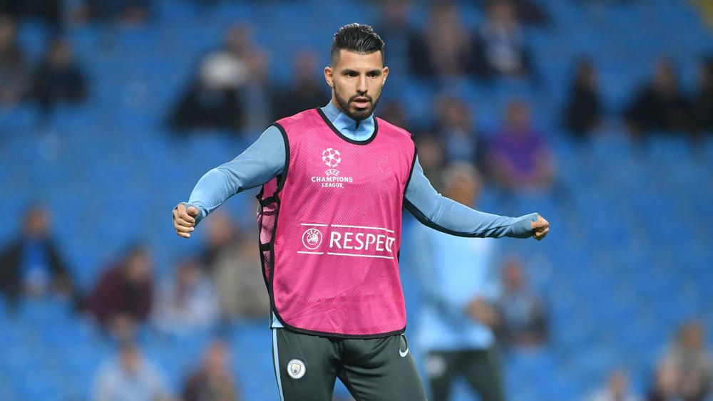 Aguero back in Manchester City training after car crash ...