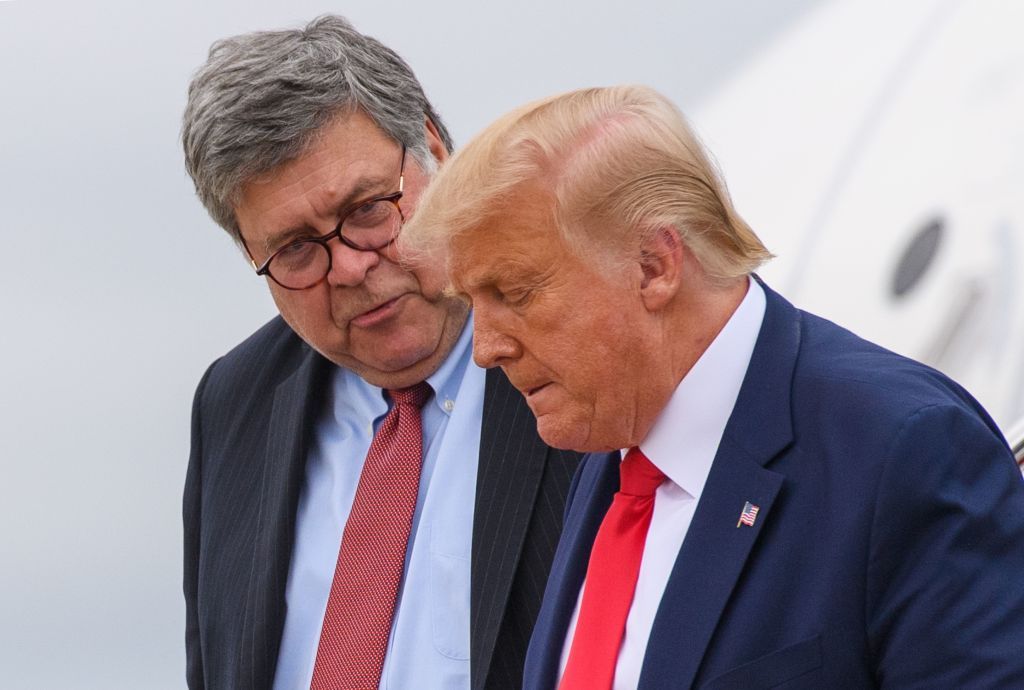 William Barr and Trump