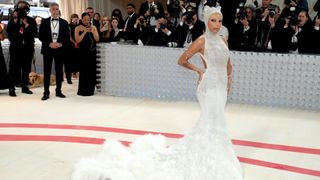 Doja Cat attends the 2023 Met Gala Celebrating "Karl Lagerfeld: A Line Of Beauty" at Metropolitan Museum of Art on May 01, 2023 in New York City.