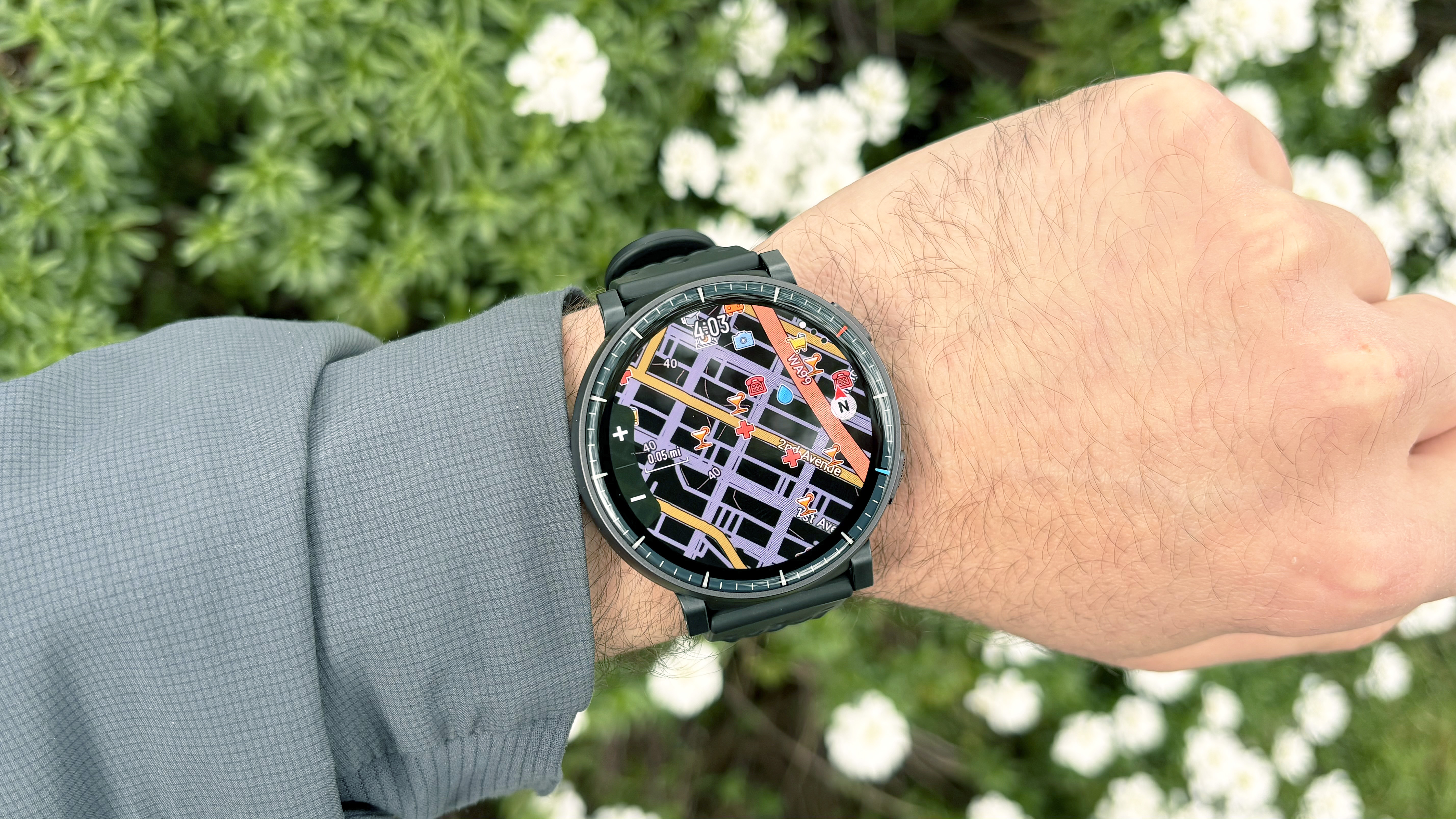 Close-up of the Amazfit Active Max