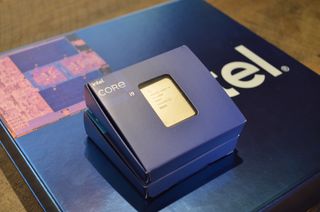 Intel Core i9-13900K processor, boxed in its packaging.