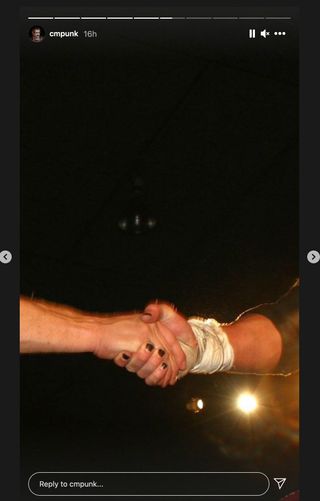 Daniel Bryan and CM Punk shaking hands