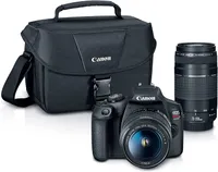 Canon EOS Rebel T7 + 18-55mm + 75-300mm + bag |was £699. | now $599Save $100 at Amazon