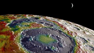 Free-Air Gravity Map of the Moon-cropped image