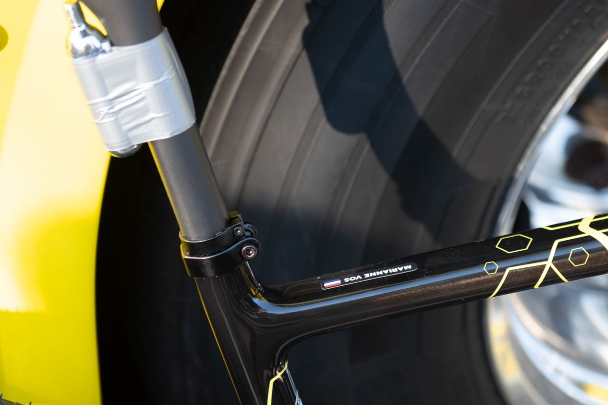 The Gravaa self-inflating tyre used by Marianne Vos to victory at the 2024 Gravel World Championships