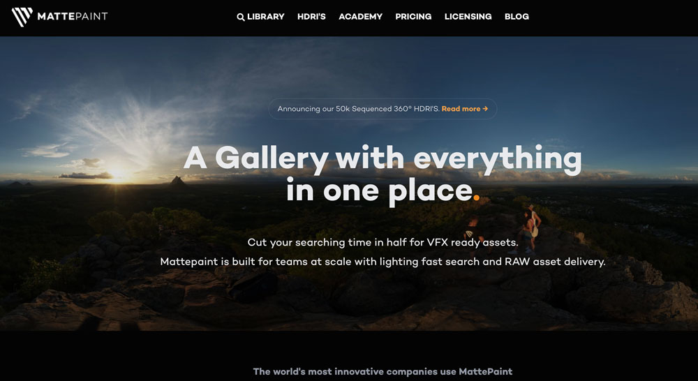 Matte Paint website