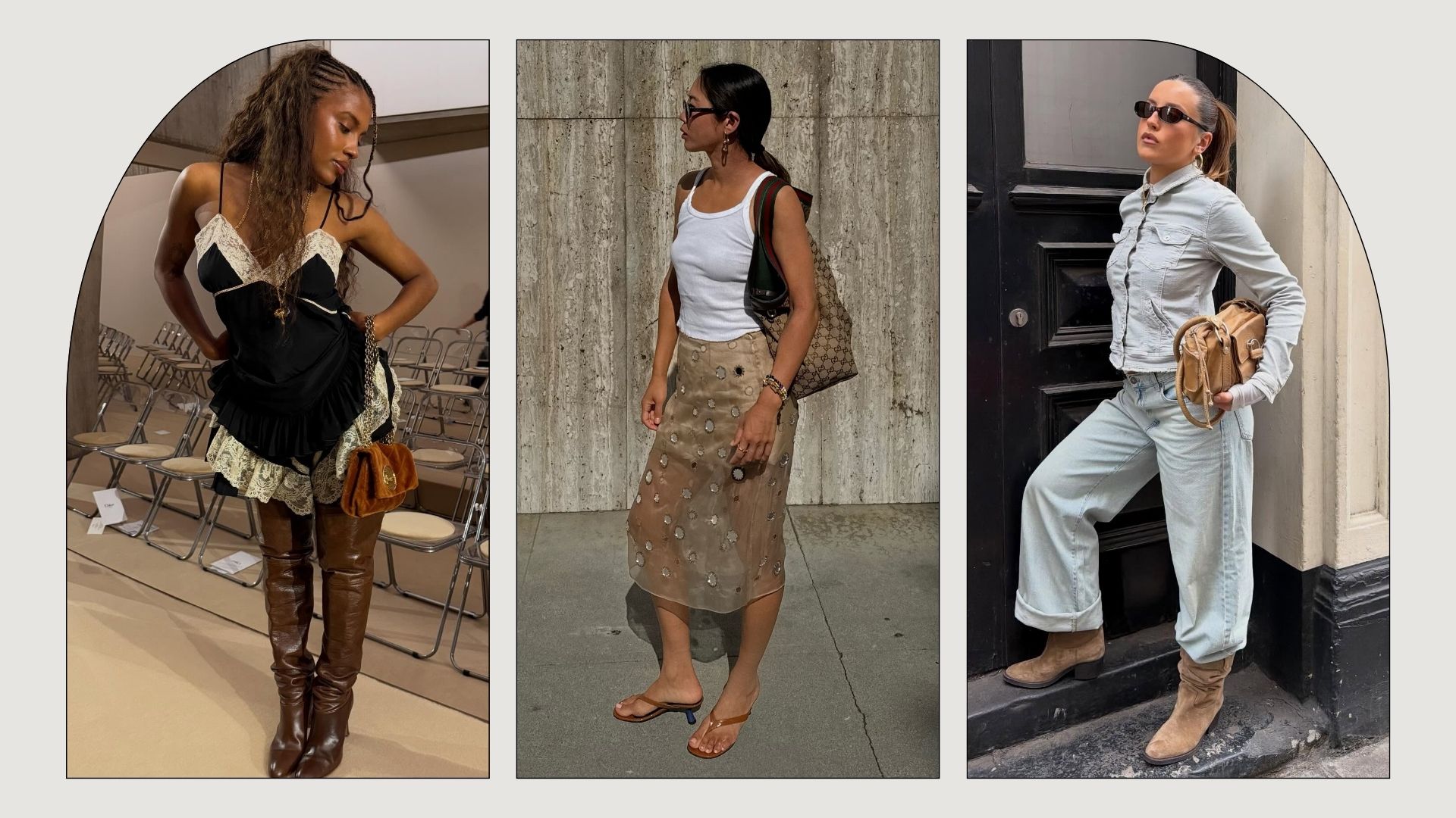 An image of the spring 2026 Gen Z vs Millennial fashion trends.