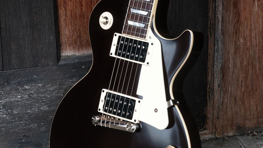 Epiphone Jeff Beck Oxblood Les Paul closeup photo of body