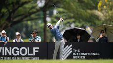 John Catlin hits driver at the 2024 Indonesian Masters on the Asian Tour's International Series