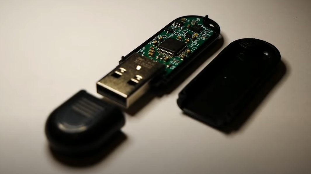 A shot of the open-source Ovrdrive USB from Interrupt Labs&#039; official YouTube video.