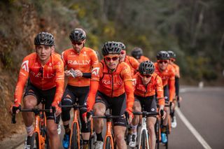 Rally Cycling at the team's training camp in Castellon de la Plana, Spain