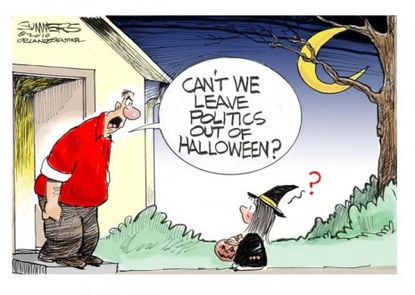 Politically haunted halloween