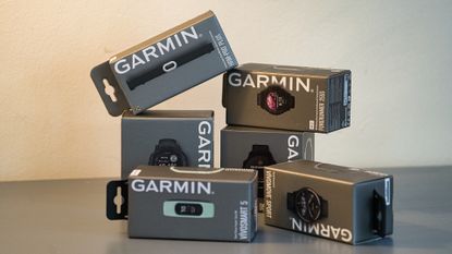 Garmin watch packaging