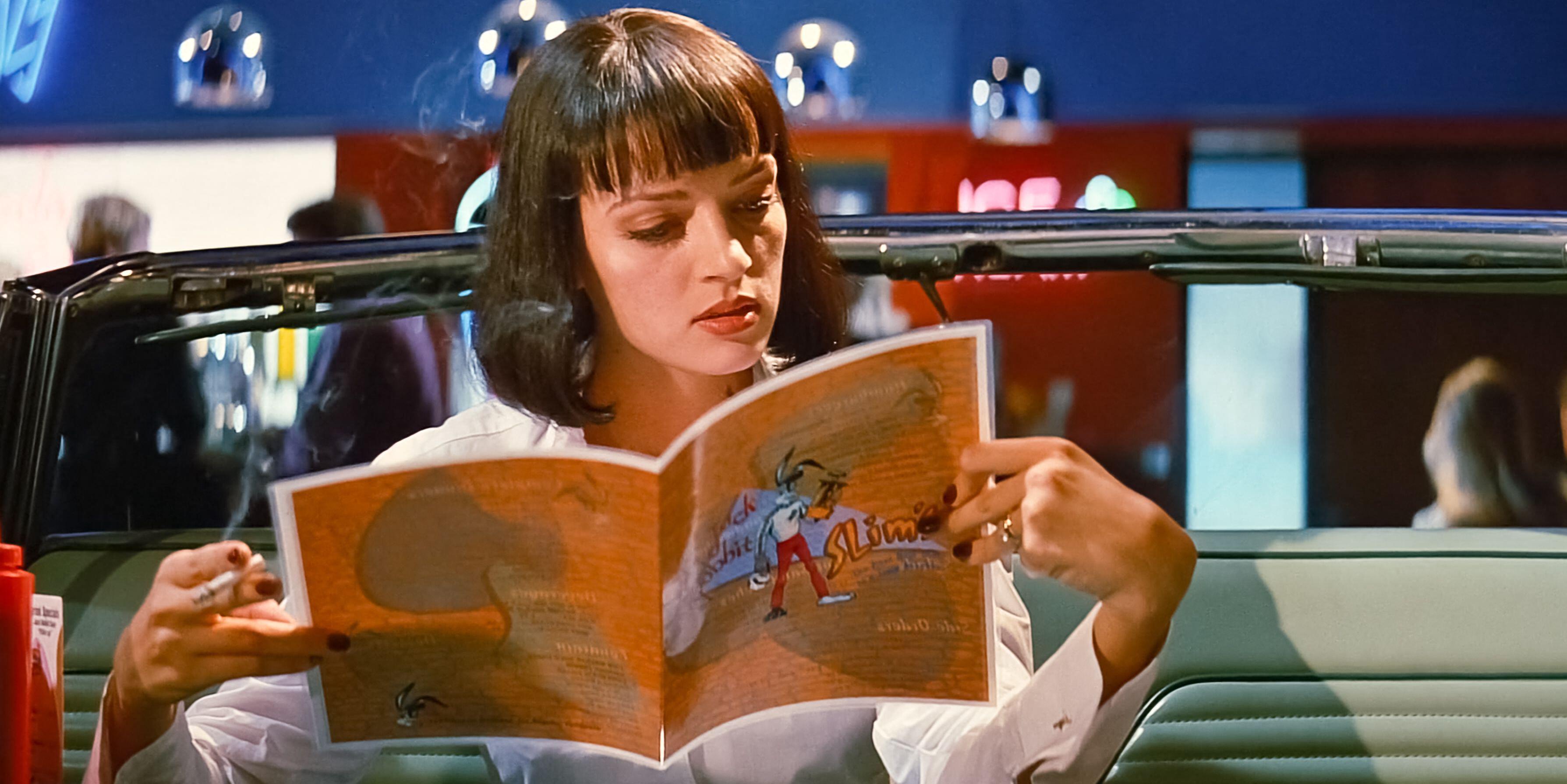 Uma Thurman in Pulp Fiction