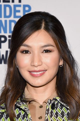 Gemma Chan Wears a Half-Up, Half-Down Hairstyle