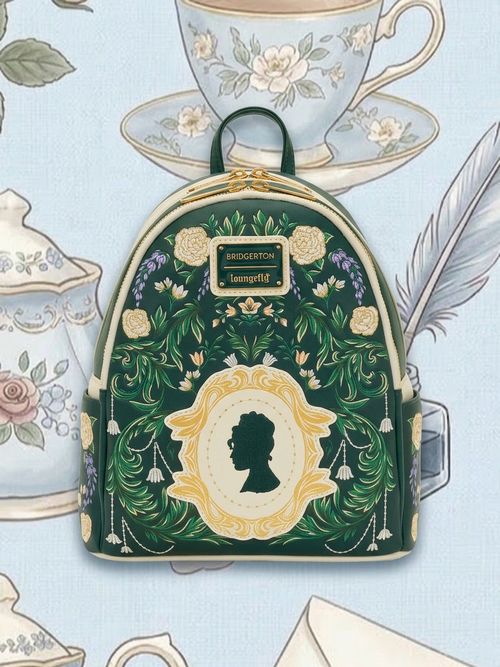 Bridgerton Silhouette Floral Mini Backpack