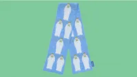 Iconic David Bowie Snowman Scarf
