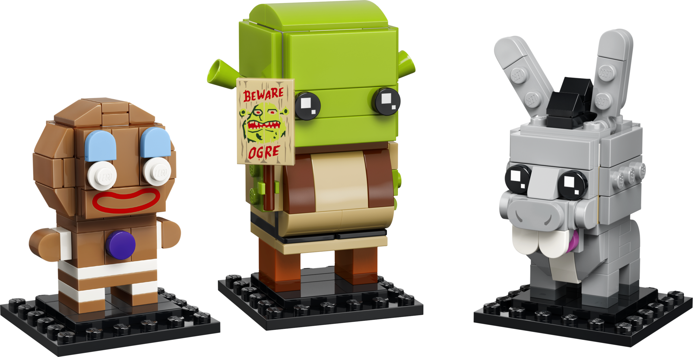 Shrek, Donkey &amp;amp; Gingy Figures