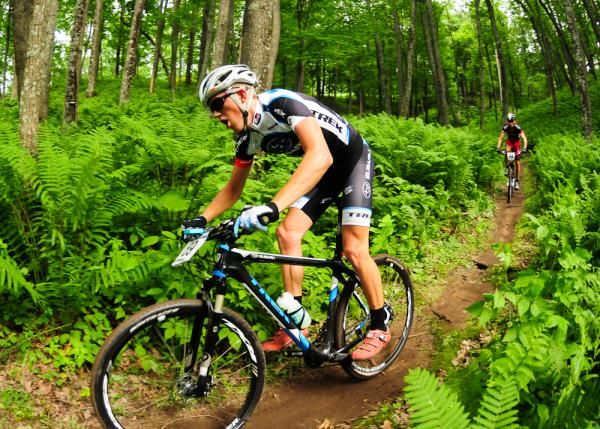 Russell Finsterwald (Trek Subaru) riding Fern Gulch