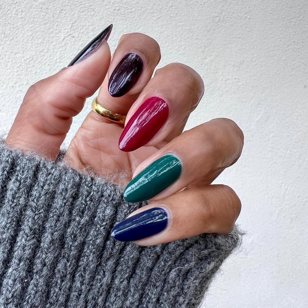 Mix-and-Match Nail Colour Trend