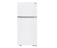 LG 20 cu. ft. Top Freezer Refrigerator, Smooth White | was $777, now $699 at LG (save $78)