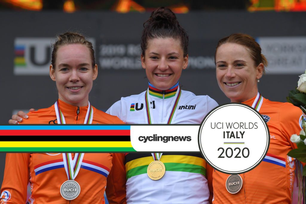 2019 UCI Road World Championships elite women podium