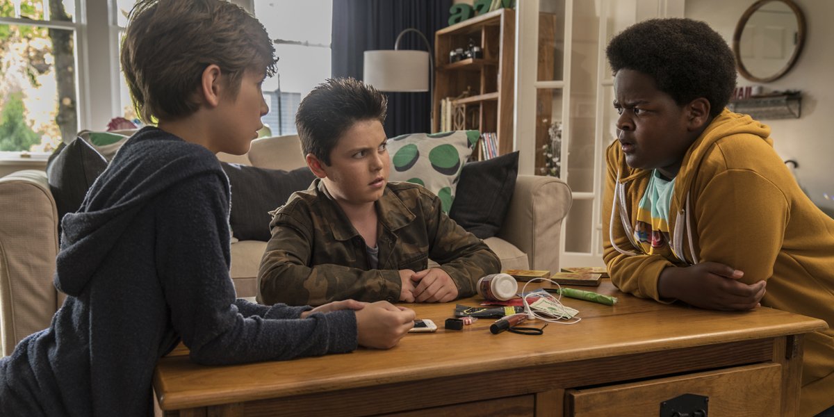 Keith Williams Jacob Tremblay and Brady Noon in Good Boys