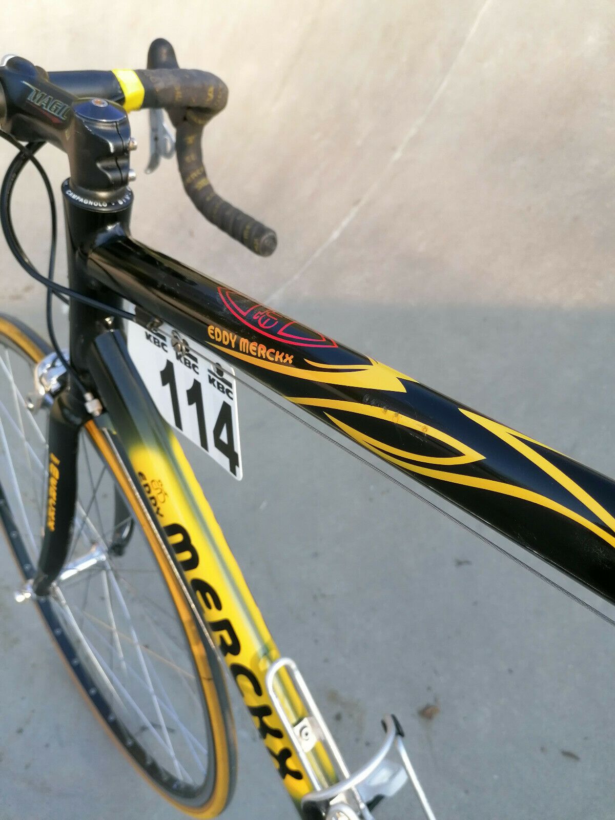 A closer look at the Eddy Merckx Team SC&rsquo;s paintwork
