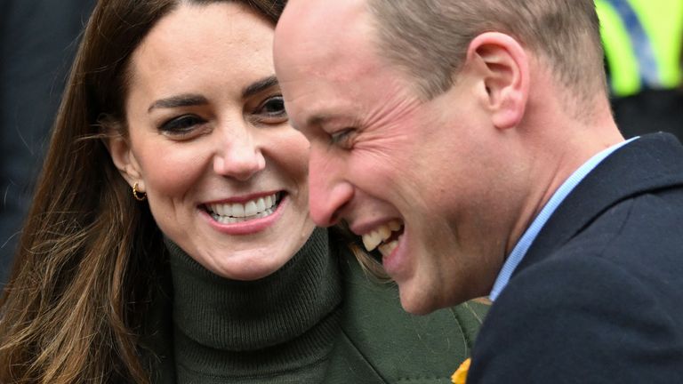 Kate Middleton's weird trait - Catherine, Duchess of Cambridge and Prince William, Duke of Cambridge visit Abergavenny Market on March 01, 2022 in Abergavenny, Wales