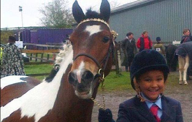 8yrs and her 2 yr old pony at their first ever show