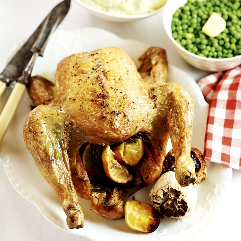 Lemon and Thyme Chicken-goats cheese mash-food-woman and home