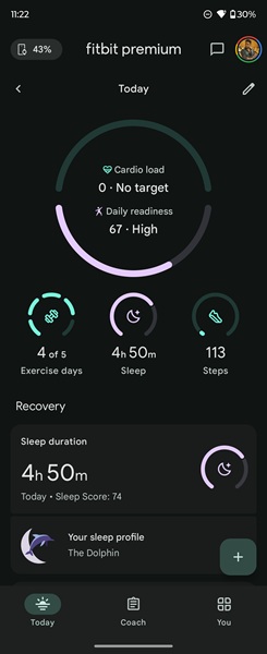 The Fitbit app on Android is now receiving an update that brings dark mode to users.