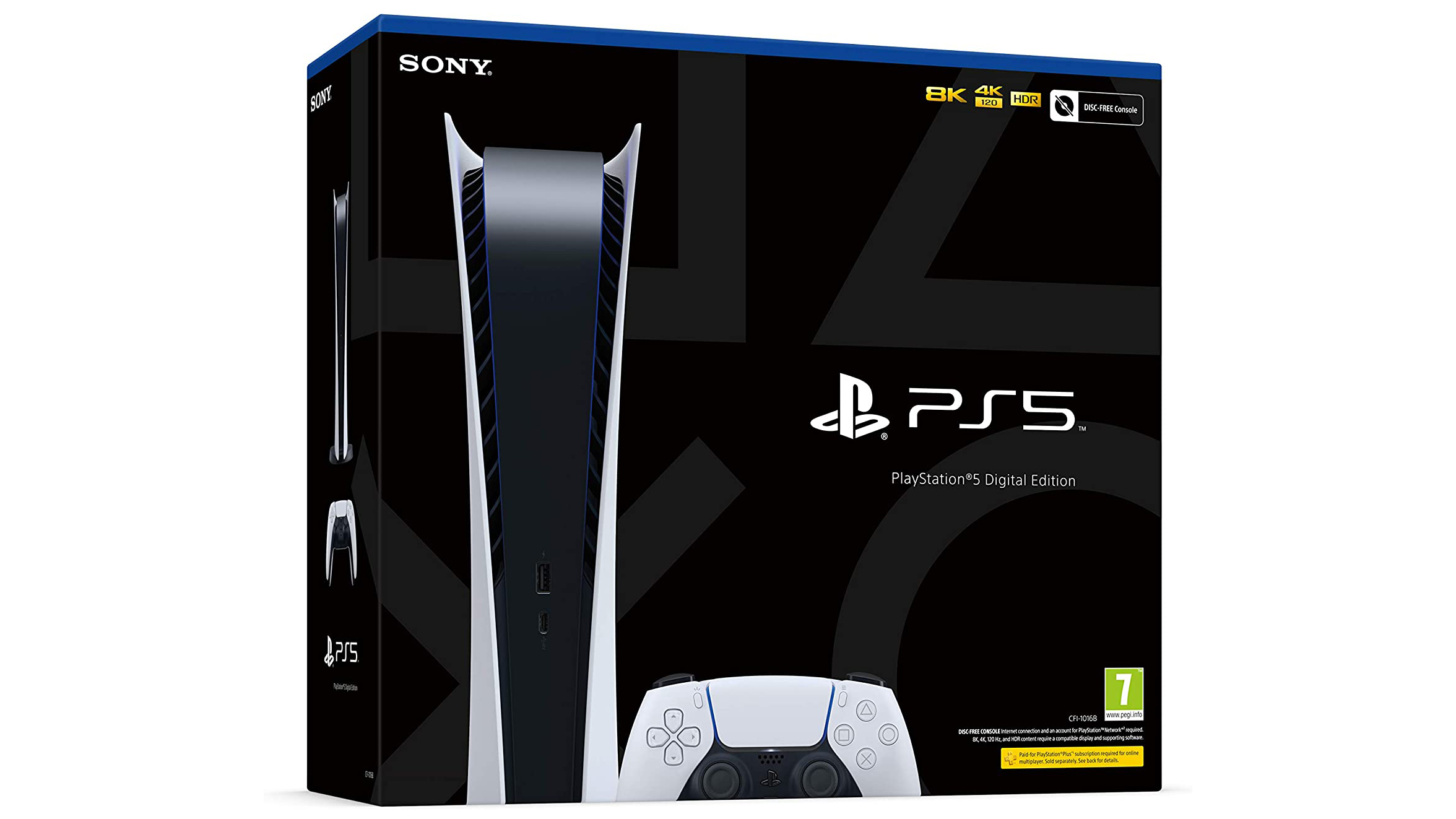 PS5 Digital Edition boxed