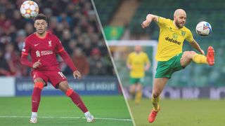 Alex Oxlade-Chamberlain of Liverpool and Teemu Pukki of Norwich City could both feature in the Liverpool vs Norwich live stream