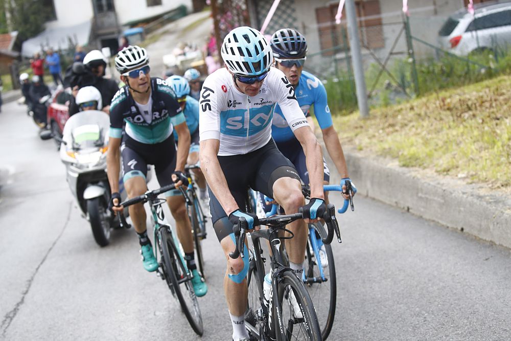 Chris Froome (Team Sky) stage 15 at the Giro d'Italia