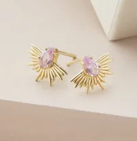 Anna + Nina Rising Sun Earrings, $95 | £70