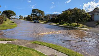 Google Pixel 9 Pro XL's 'Reimagine' feature used to turn an ordinary street scene into a raging flood