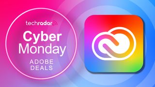 An Adobe Cyber Monday deals graphic by TechRadar