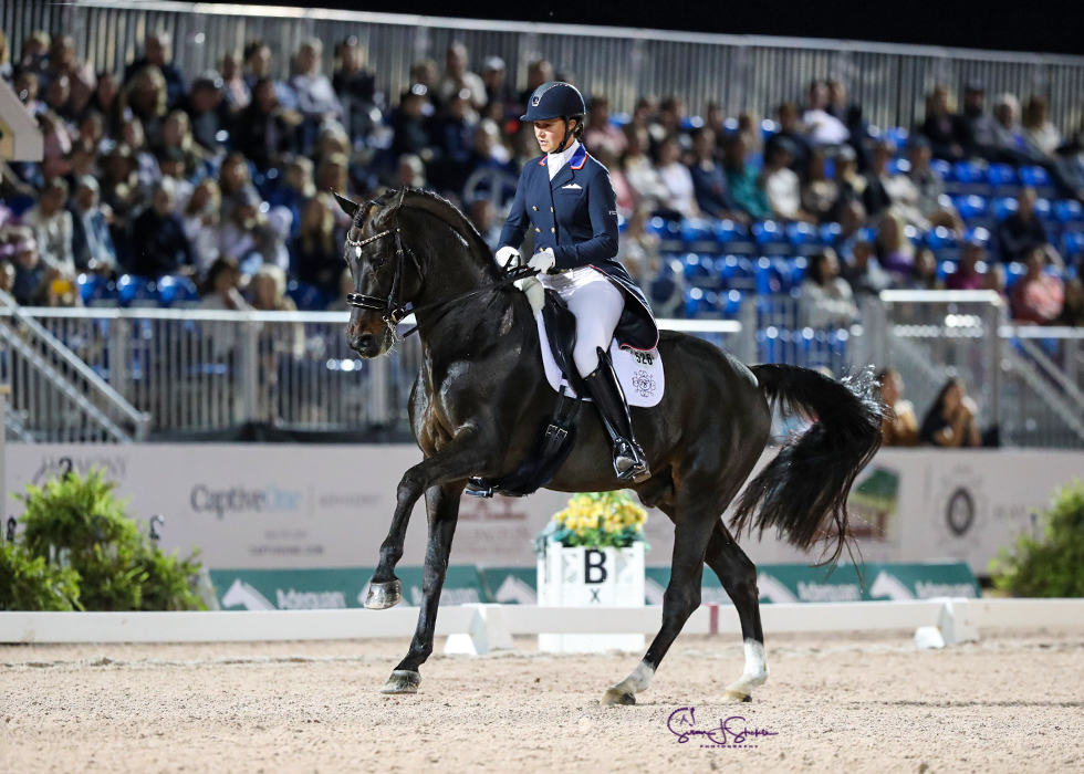 Adrienne Lyle and Salvino break the record at the Global Dressage Festival